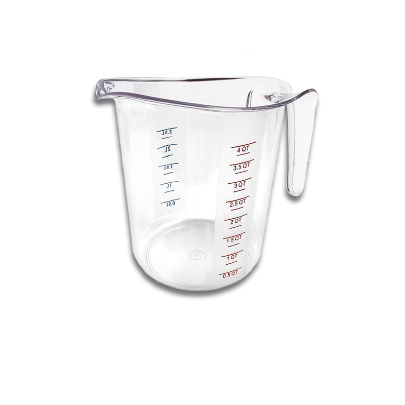 Caledonia-Utensilios-Para-Restaurante-Y-Bar
-Japome-4000-Jarra-De-Policarbonato-Medidora-Graduada-4-Lts.-6-Pack-