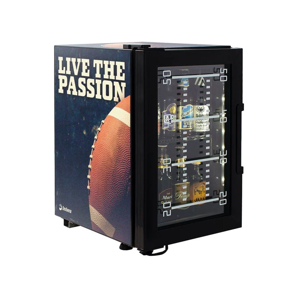 Refrigerador vertical cervecero 1 puerta de cristal  Imbera Modelo SVC01-B1-1023558 LIVE THE PASSION