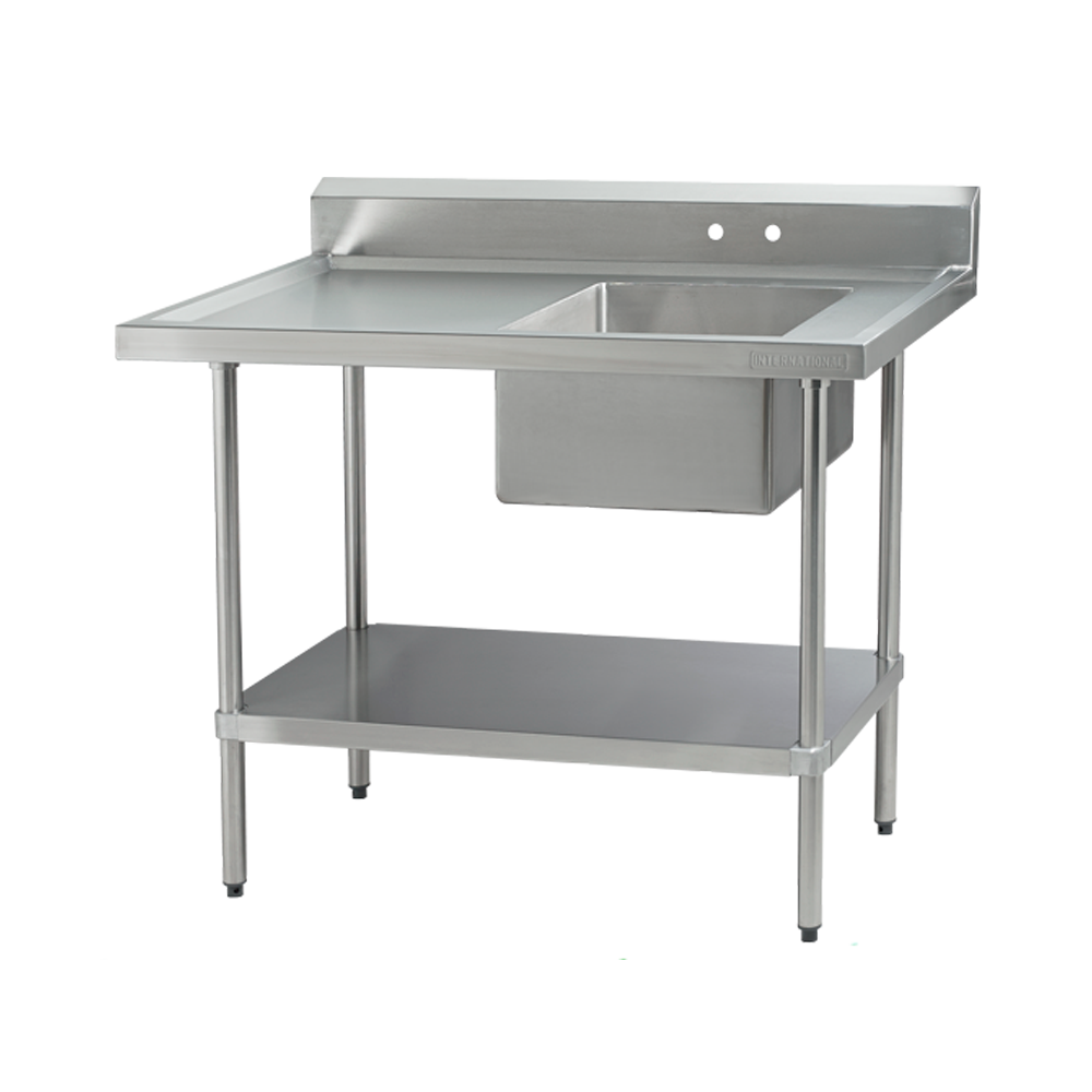 Mesa de trabajo con tarja marca International freeshipping - Innova FoodService