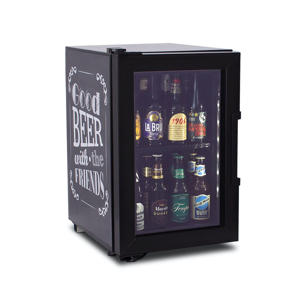 Refrigerador vertical cervecero 1 puerta de cristal Imbera modelo SVC01-B1-1023558 PIZARRÓN