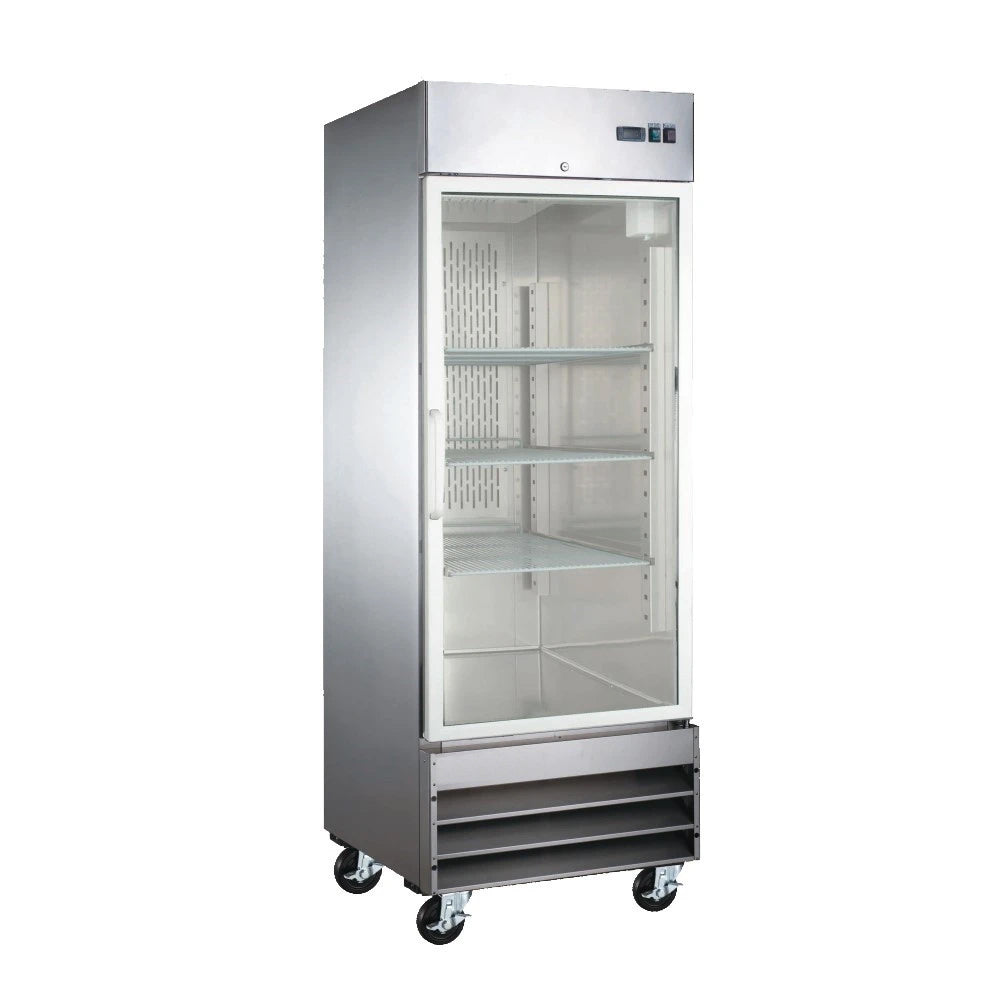 Refrigerador Puerta de cristal Marca Icehaus Modelo RV-1PC-SS-01 freeshipping - Innova FoodService