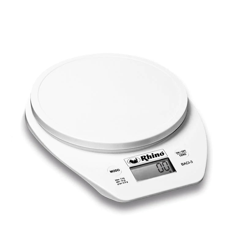 Rhino-Básculas Para Cocina-Baci-3-Peso-Volumen-Gramos-Onzas-3 Kg-