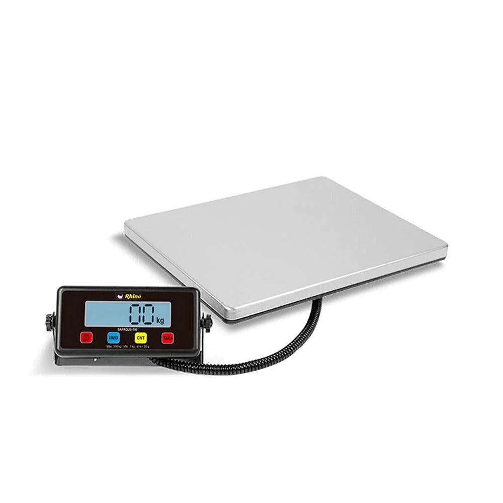Rhino-Báscula De Paquetería
-Bapaque-100-Contadora-Acero Inoxidable-Con Indicador---