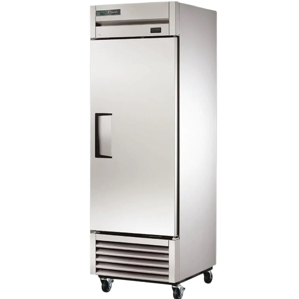 Congelador-Vertical-True-T-23F-HC-1-Puerta-Solida-Iluminacion-Cuerpo-Acero-Inoxidable-Gris