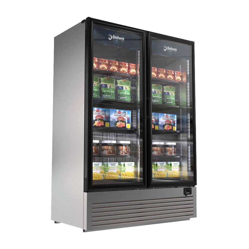 Congelador vertical 2 puertas Acero inoxidable Marca Imbera Modelo VFD43 1023840 freeshipping - Innova FoodService