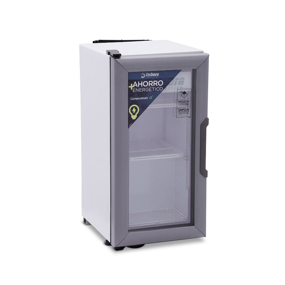 Refrigerador vertical 1 puerta de cristal Imbera modelo VR1.5-1024813