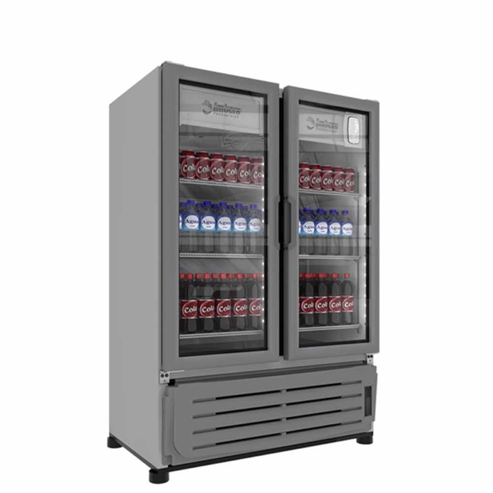 Refrigerador vertical 2 puertas de cristal Marca Imbera Modelo VR19-1023803 freeshipping - Innova FoodService