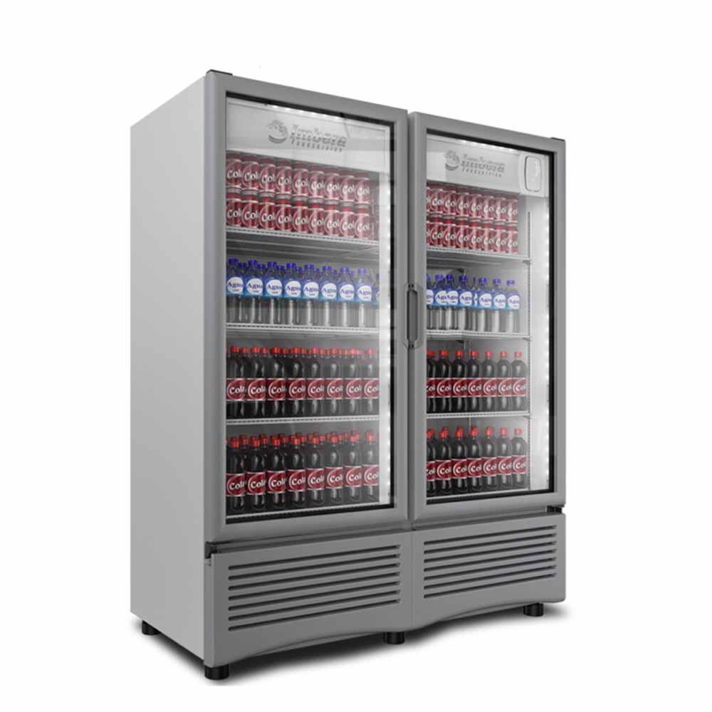Refrigerador vertical 2 puertas de cristal Marca Imbera Modelo VRD35-1023618 freeshipping - Innova FoodService
