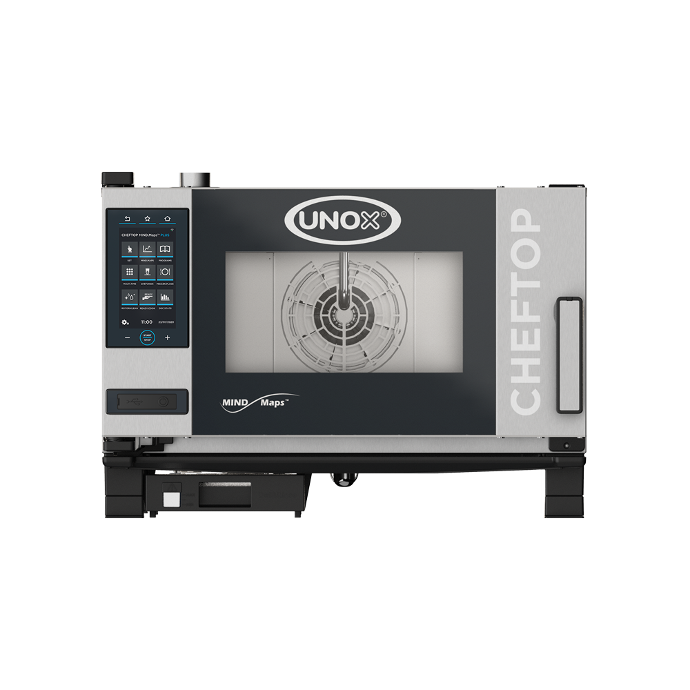 Horno combinado 3 bandejas 3 GN 1/1 Marca UNOX Cheftop Modelo XEVC-0311-EPRM freeshipping - Innova FoodService