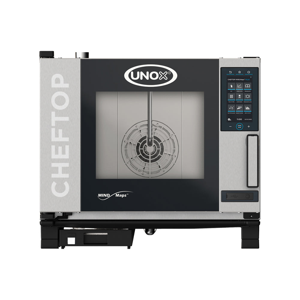 Horno Cheftop 5 Charolas 1/1 Unox modelo XEVC-0511-GPRM