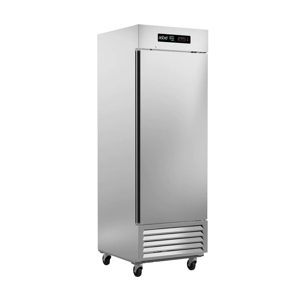 Refrigerador vertical 1 puerta solida 23 pies cúbicos Asber modelo ARR-23-H HC