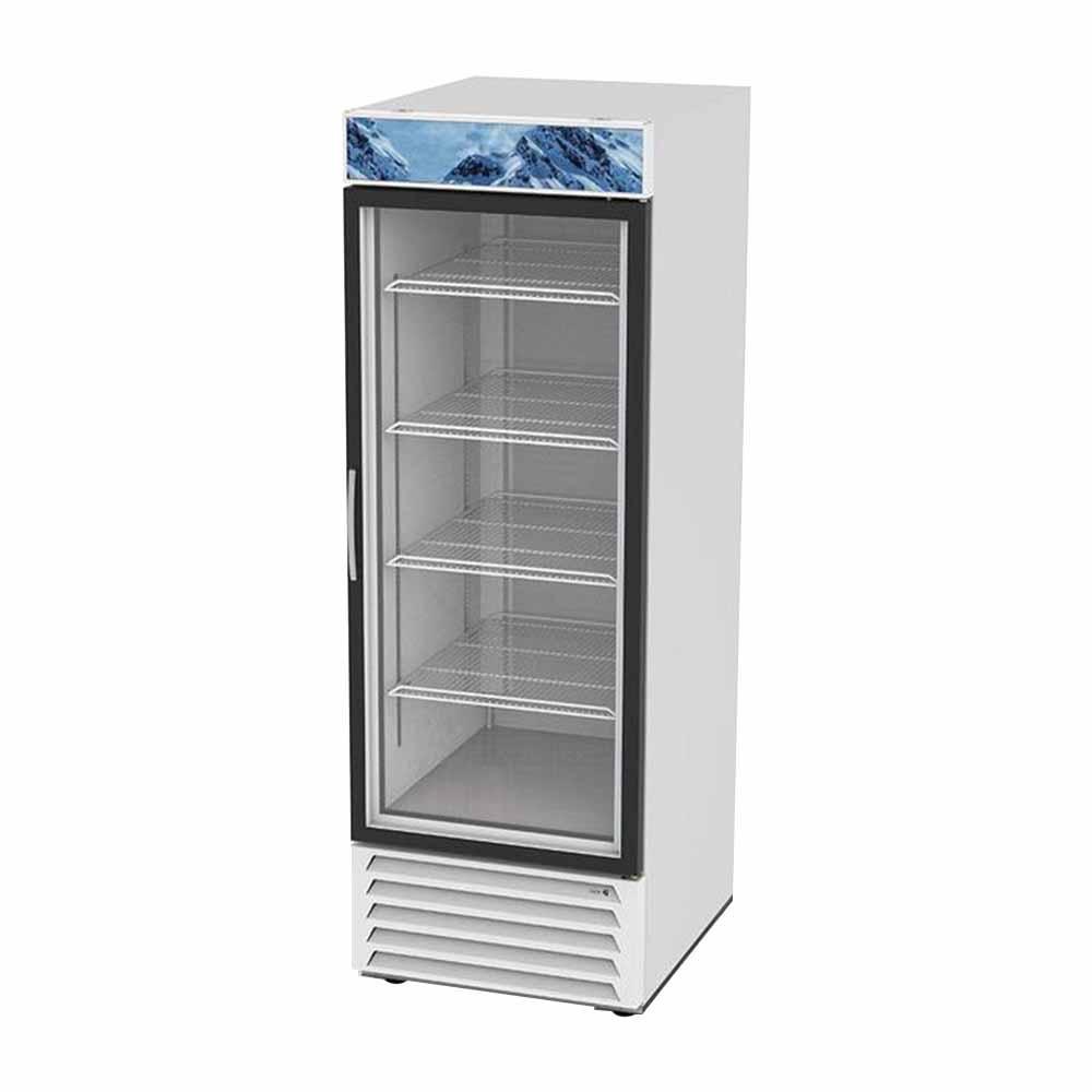 Refrigerador Vertical 1 Puerta de Cristal con display 23 Pies Cubicos marca Asber modelo ARMD-23 HC freeshipping - Innova FoodService