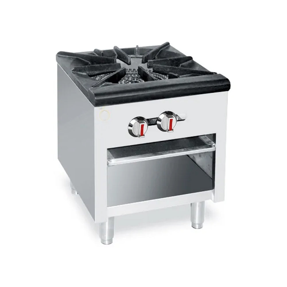 Estufón / fogón a gas de una sección de 4 quemadores Migsa Modelo AZL-1-MG