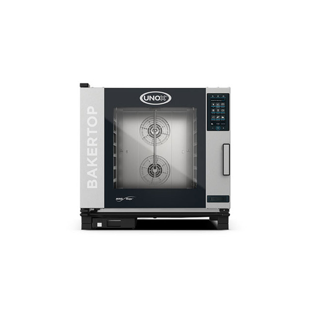 Horno BAKERTOP MIND.Maps a Gas 5 niveles 660 x 460 Marca UNOX Modelo XAVC-06FS-GPRM-AL freeshipping - Innova FoodService