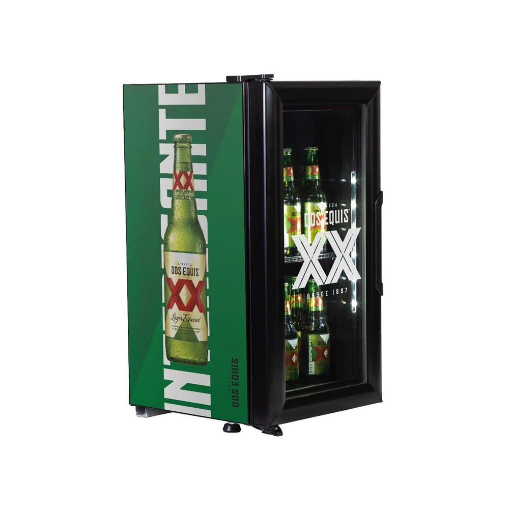 Refrigerador vertical cervecero Imbera modelo CCVS24-1019786 DOS EQUIS SABORES